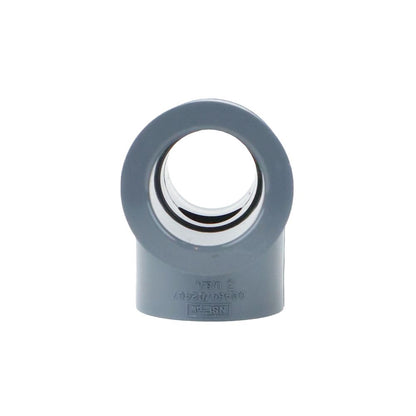 Schedule 80 PVC Tee 1/2" Socket x Socket x FPT