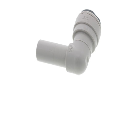 John Guest Stem Elbow Connector - 1/2 Stem x 1/2