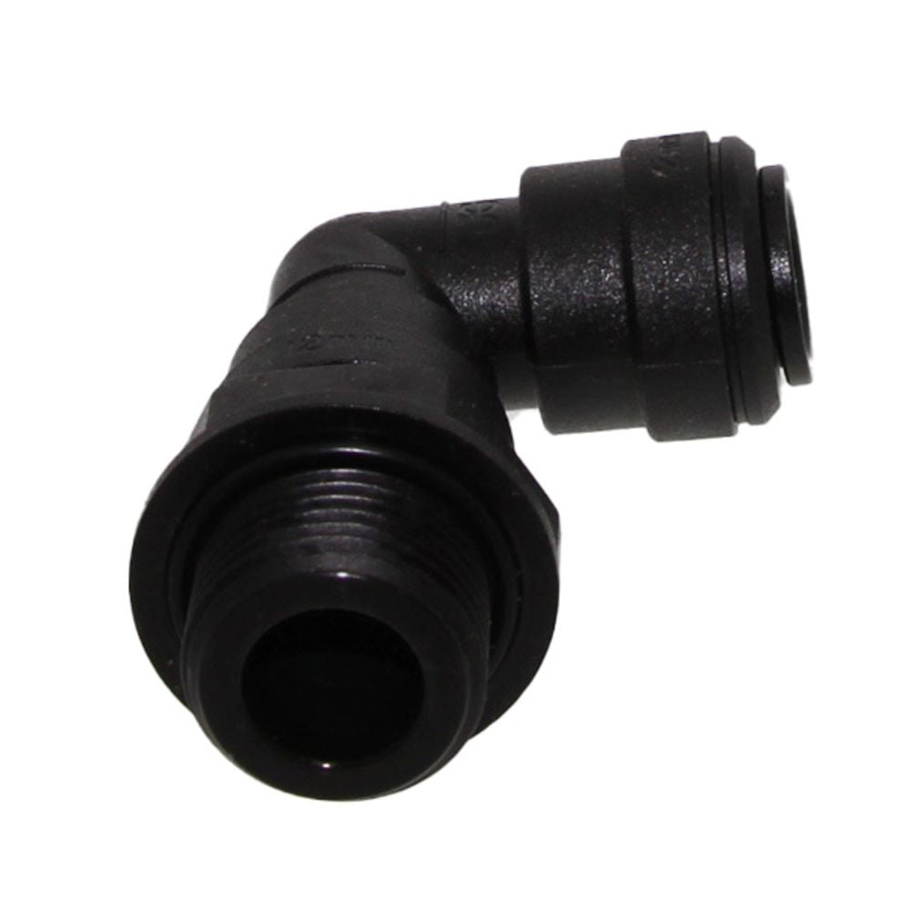John Guest 6mm x 1/8" [BSPT] Acetal Swivel Male Elbow - Black