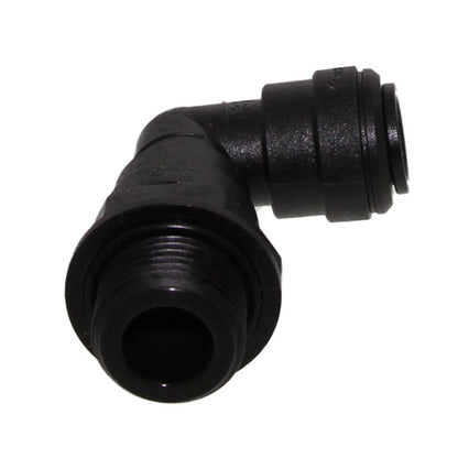 John Guest 6mm x 1/8" [BSPT] Acetal Swivel Male Elbow - Black