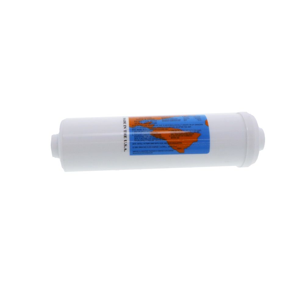 Omnipure Inline K5515-P-BB 1 mic CTO/Lead/Cyst [w/ Scale Reduction] - 10" x 2.5" Filter - 1/4" FPT