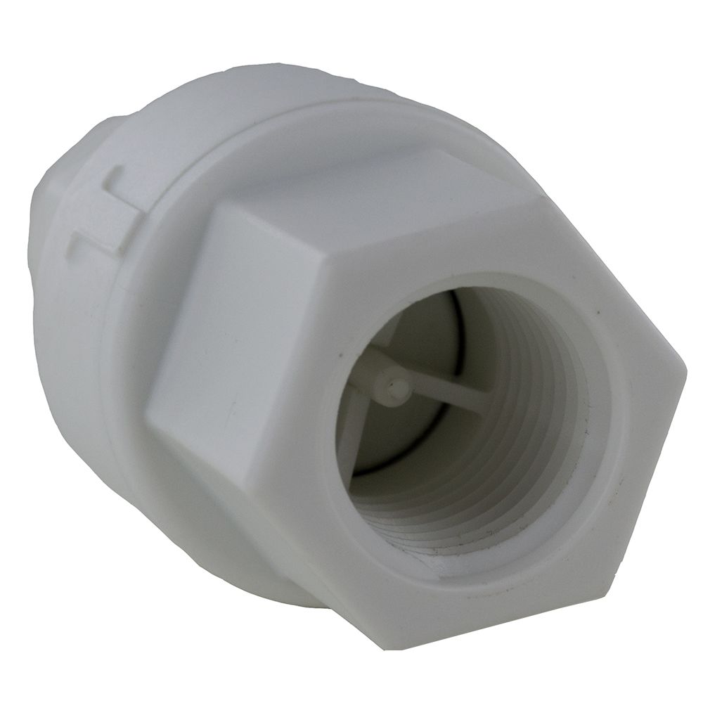 Colder DrumQuik 2478902 Check Valve EPR O-Ring 1/2 FPT x 1/2 MPT with Hastelloy C Spring