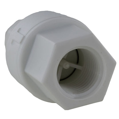 Colder DrumQuik 2478902 Check Valve EPR O-Ring 1/2 FPT x 1/2 MPT with Hastelloy C Spring