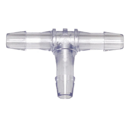 Colder HT470 Tee Fitting, 1/8 HB x 1/8 HB x 1/8 HB, Natural PVDF