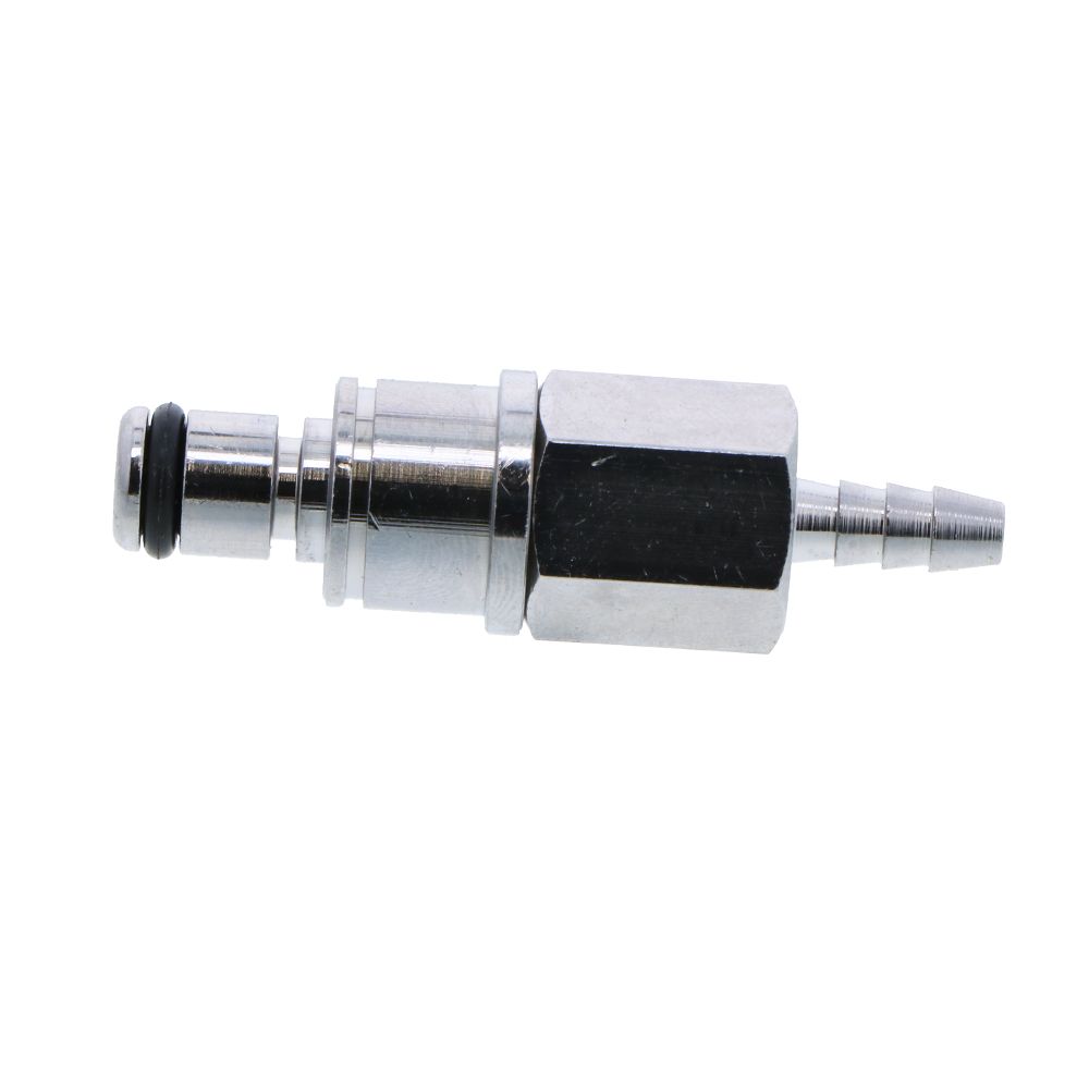 Multi-Mount Non-Valved Hose Barb Coupling Insert - 1/8 ID Barb Chrome