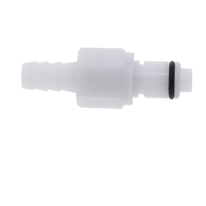 PLCD22005V Valved In-Line Hose Barb Coupling Insert 5/16 ID Barb Viton O-ring