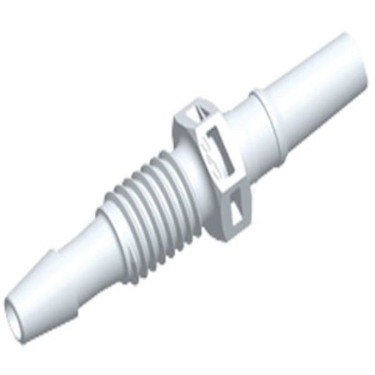 PMLM4130 Luer Fitting White Nylon Panel Mount Male Luer X 1/8 HB