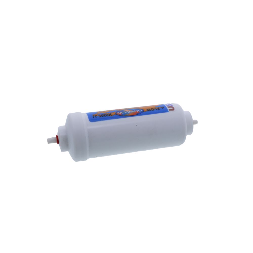 Omnipure Inline K2305-P-JJ 5 mic Sediment Prefilter [w/ Scale Reduction] - 6" x 2" Filter - 1/4" Quick Connect