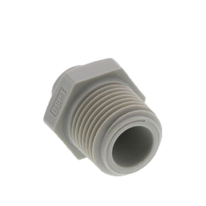 DMfit Straight BSPT Male - 1/4" Push-in x 1/2" BSPT
