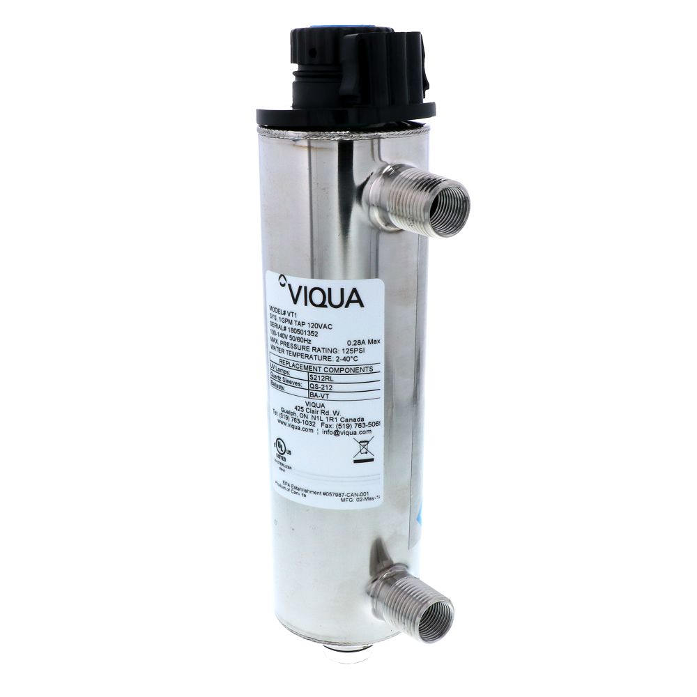 Viqua VT1 Copper Series UV System Powered By Sterilight 1gpm - 120 Volt
