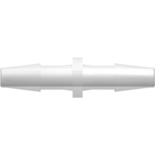 LinkTech Straight Through Tube Fitting with Classic Series Barbs, 1/4" [6.4 mm] ID Tubing, Natural