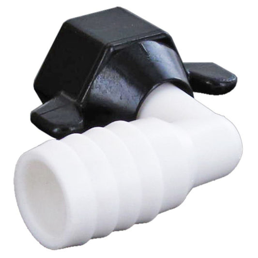 SHURflo 234-3946 Wingnut Swivel Elbow 1/2 FNPT x 3/4 BARB Poly