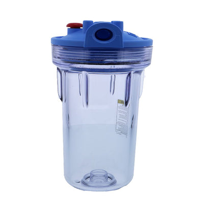 Pentek 10" 3G Slim Line Filter Housing Blue/Clear MB w/ PR - 1/2" FPT
