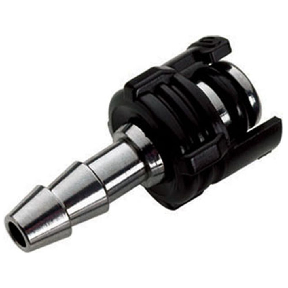 SMM02CBMBLK Non-Valved Inline Coupling Insert 1/8 Hose Barb