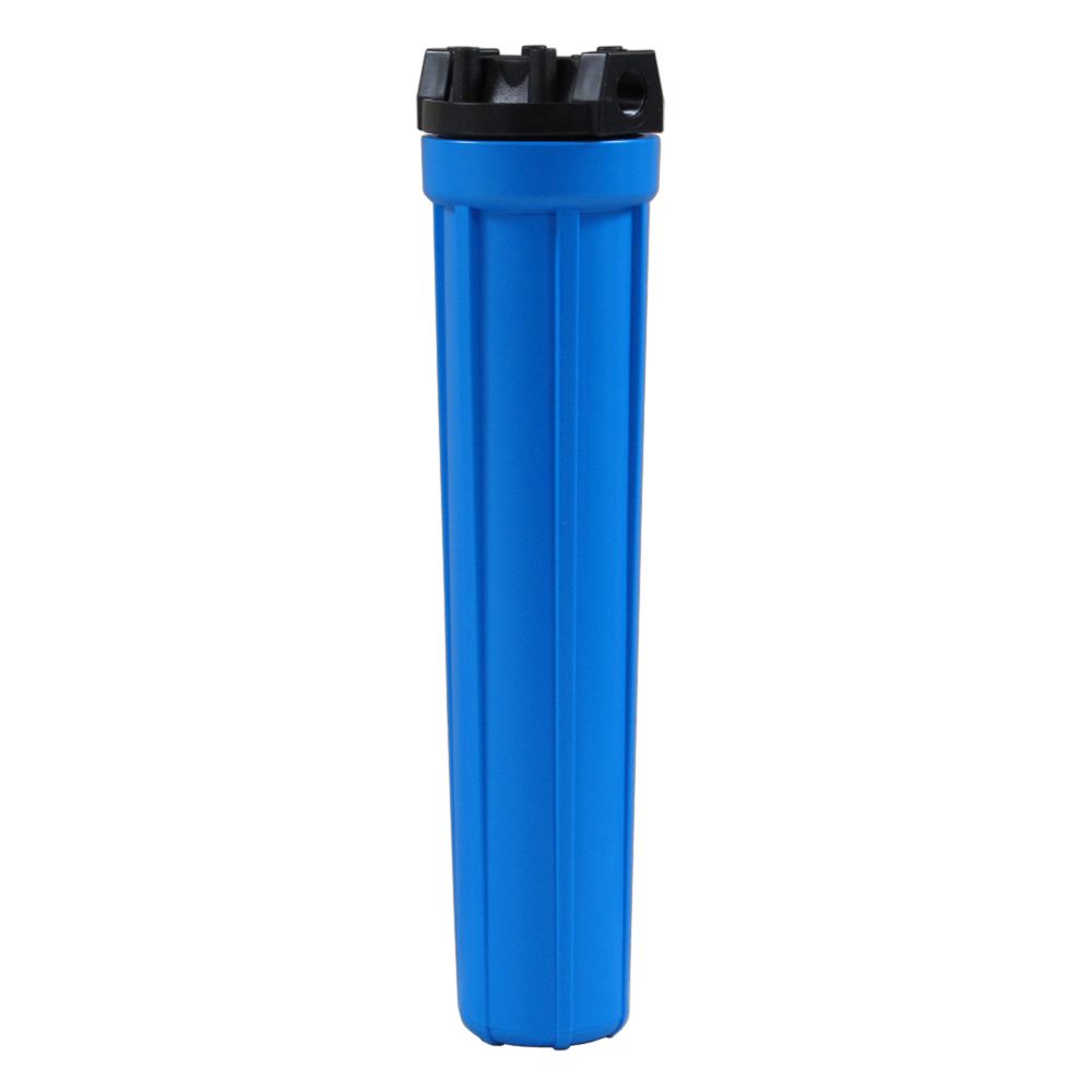 Pentek 150070 20" Standard Filter Housing Black/Blue No PR - 3/4" FPT