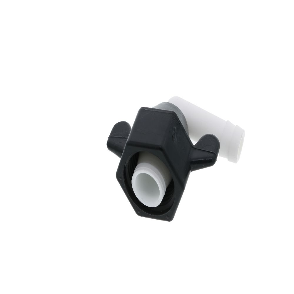 SHURflo 234-3916 Wingnut Swivel Elbow 1/2 FNPT x 3/8 BARB Poly