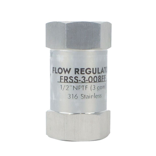 Neo-Pure Stainless Steel  Flow Control 3 gpm 316ss 1/2 FPT