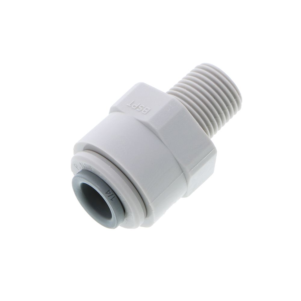 John Guest Male Connector BSPT - 1/4 x 1/8  BSPT