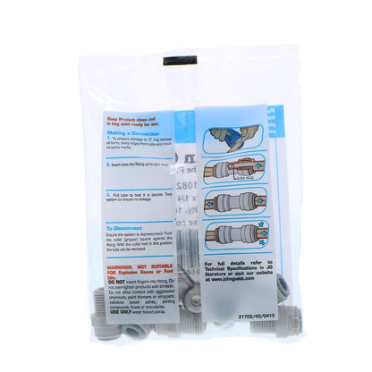 John Guest Male Connector NPTF - 5/16 x 1/4 NPTF