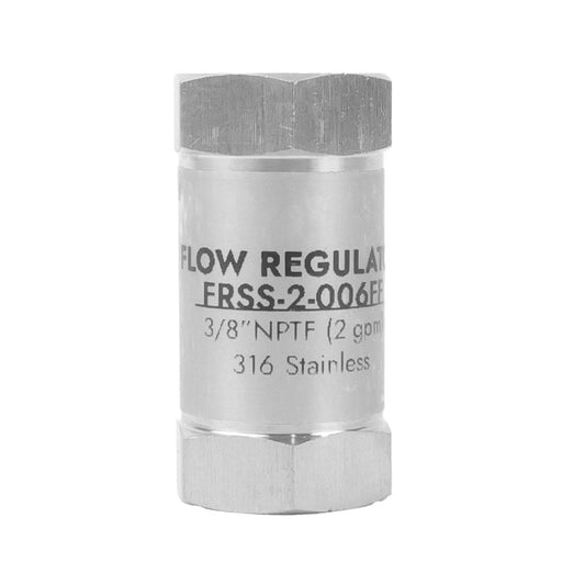 neoFlo Stainless Steel  Flow Control 2 gpm 316SS 3/8 FPT