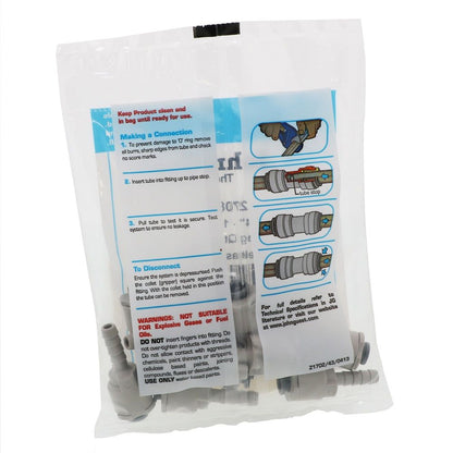 John Guest Superseal Barb  - 1/4 Superseal x 1/4 ID Barb