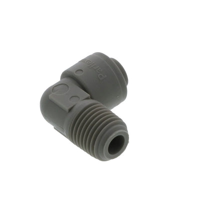 Parker A4ME4-MG TrueSeal Acetal Male Elbow 1/4" QC x 1/4" NPT
