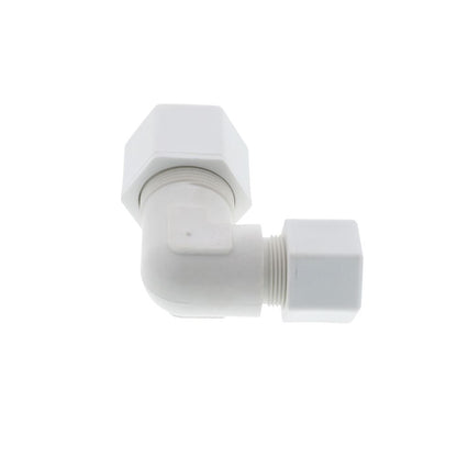 JACO 50-14-10-P-PG Polypropylene Union Elbow 7/8 OD Tube x 5/8 OD Tube