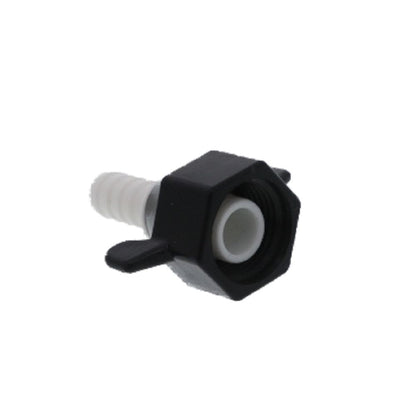 SHURflo 234-2916 Hex Swivel Straight 1/2 FPT x 3/8 BARB Poly