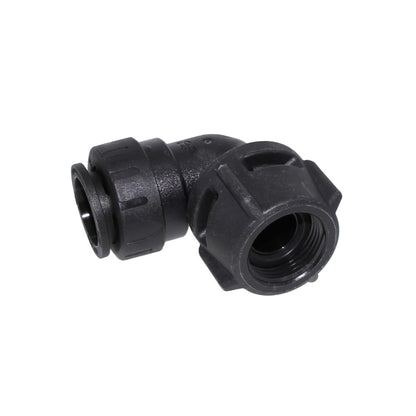 John Guest ProLock Female Elbow Connector NPS - 1 CTS x 1-1/4 NPS