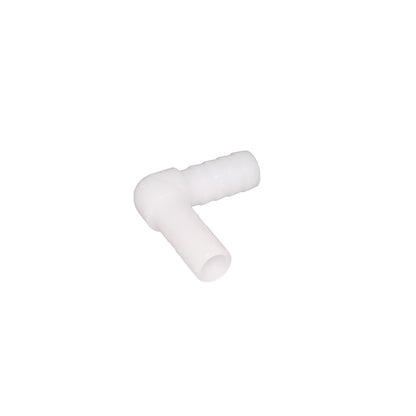 NeoFit - Acetal Natural White Stem Barb Elbow Connector 8mm [5/16"] stem x 1/4"barb