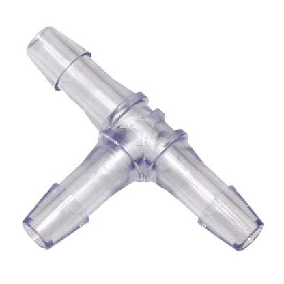 Colder HT2 Tee Fitting, 1/16 HB X 1/16 HB X 1/16 HB, Natural Polypropylene