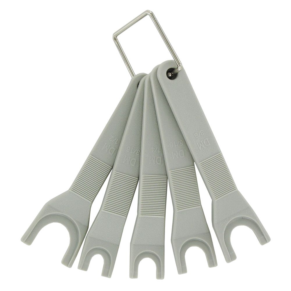 DMfit ASP Collet Release Tool Set - 3/16, 1/4, 5/16, 3/8, 1/2