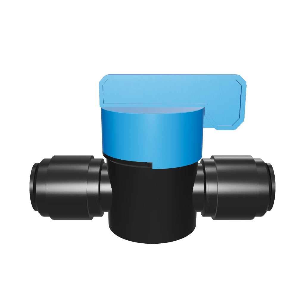 NeoFit - Acetal Black Ball Valves 4mm[5/32"] tube