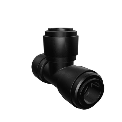 NeoFit - Acetal Black Union Tee 1/2" tube