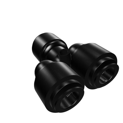 NeoFit - Acetal Black Two Way Divider 6mm in & out