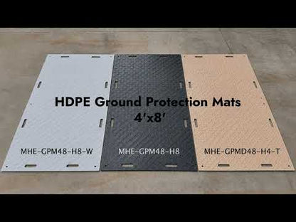 Ground Protection Mat 4-Way Over Mount Connector