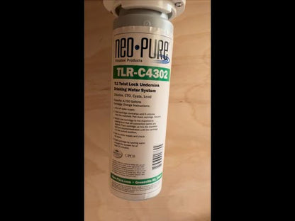 Neo-Pure TL1-C302 Twist Lock Undersink Drinking Water System