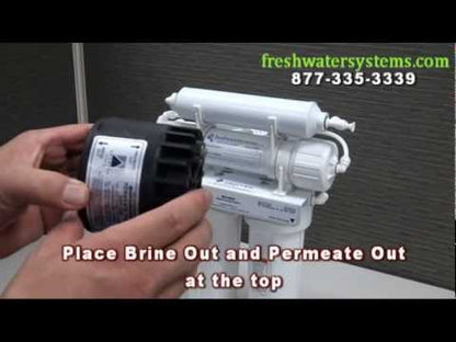 Pentek RO-2550 4-Stage 50 GPD RO System w/Permeate Pump Kit