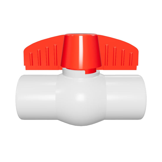 Schedule 40 PVC Molded-In-Place Ball Valve 1/2" FPT