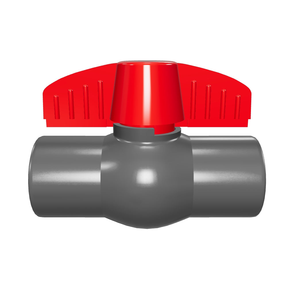Schedule 80 PVC Molded-In-Place Ball Valve 1-1/2" FIPS