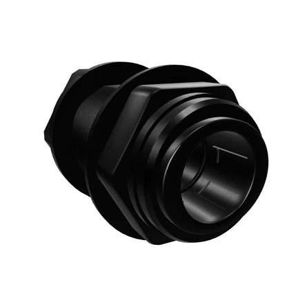 NeoFit - Acetal Black Bulkhead Connector 3/8" tube