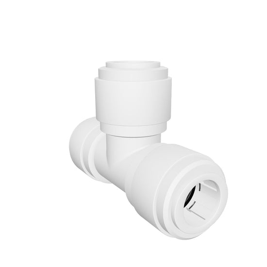 NeoFit - Acetal White Union Tee 3/8" tube