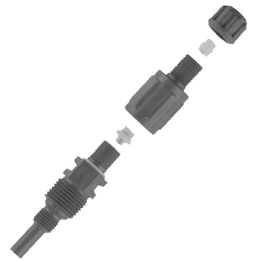 Stenner Check Valve, Pellethane Duckbill, ferrule 3/8 inch