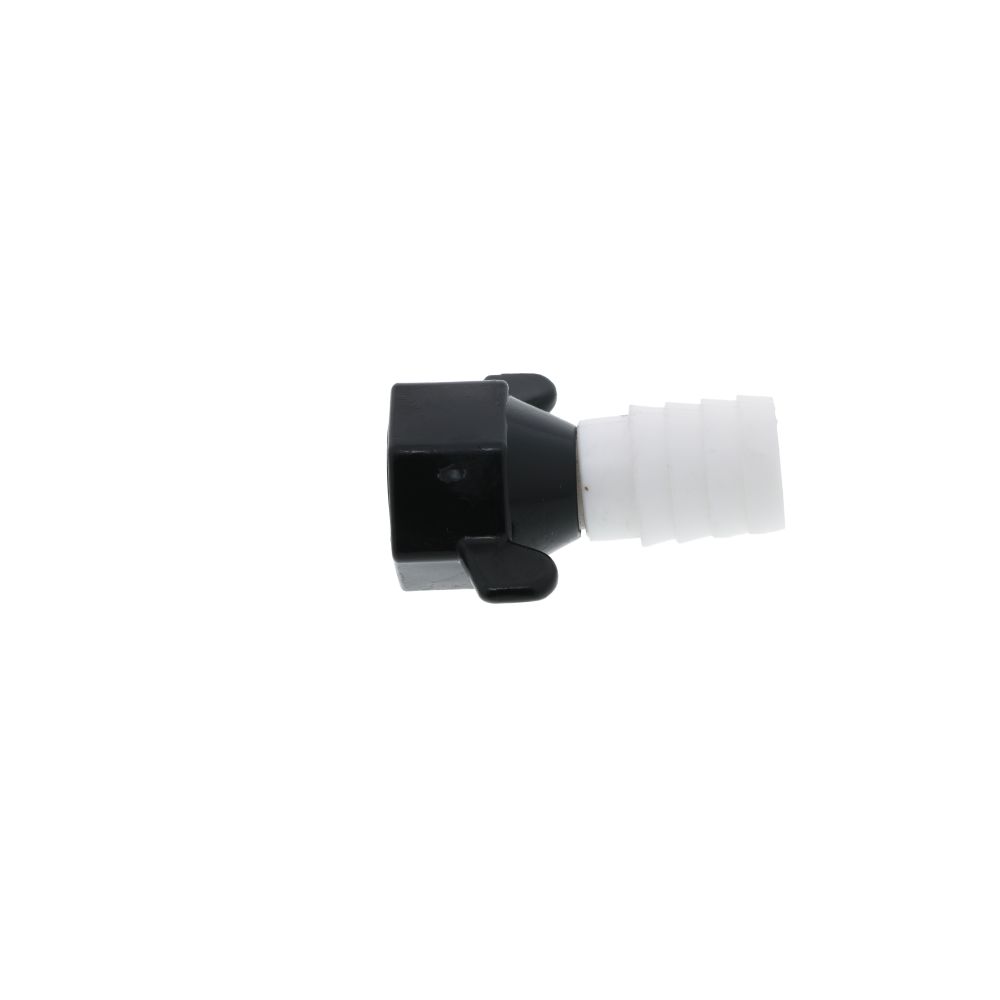 SHURflo 234-2946 Hex Swivel Straight 1/2 FNPT x 3/4 BARB Poly