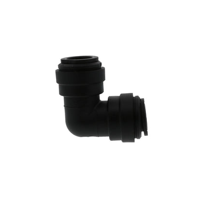 John Guest Union Elbow Black Polypropylene  - 1/2