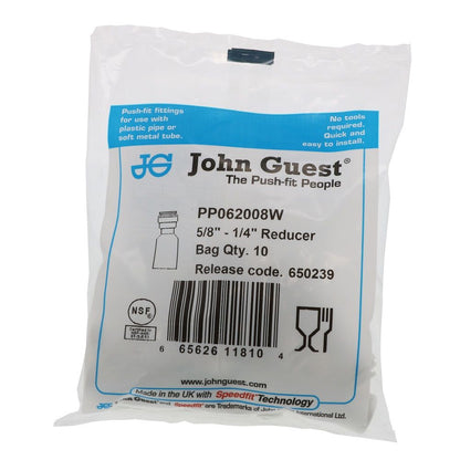 John Guest Reducer Stem - 5/8 CTS Stem x 1/4 OD