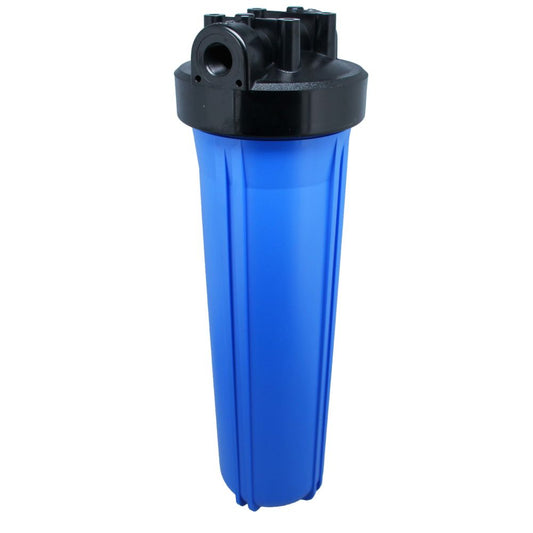 20" Neo-Pure Big Flow Filter Housing Blue Sump/Black Cap 1" without Pressure Relief