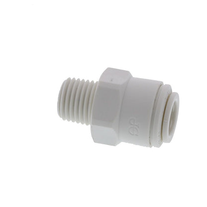 John Guest Male Connector NPTF Polypro - 3/8 x 1/4 NPTF
