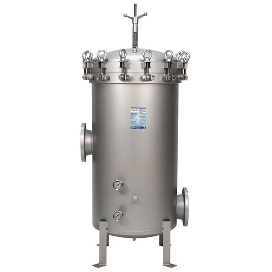 Neo-Pure SBMJ8-304L-8FL Multi-Cartridge Jumbo Filter Housing with Swing Bolts