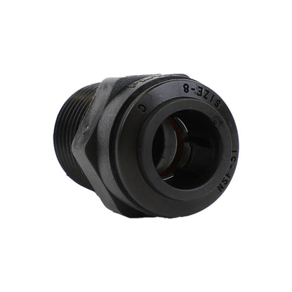 Parker TrueSeal Kynar Male Connector 1/4 x 3/8 NPTF